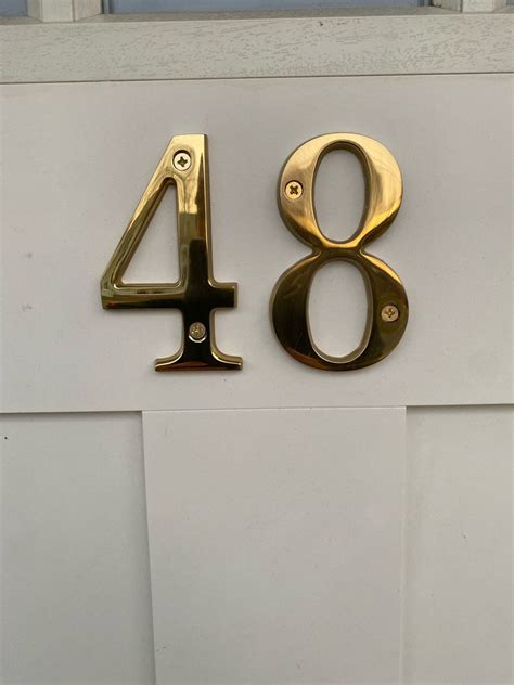 solid metal house numbers|house letters metal 25.